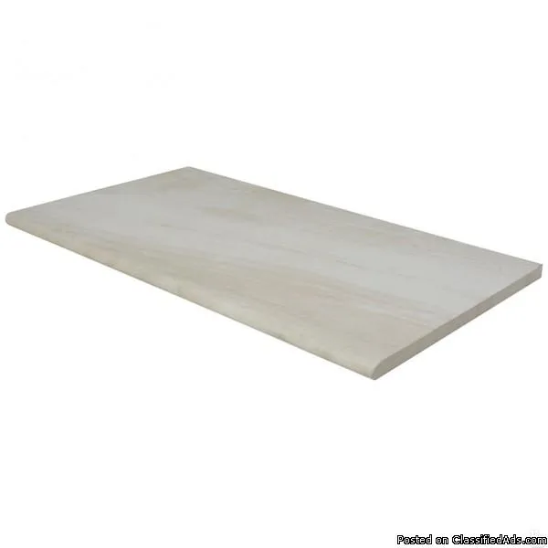 Praia Crema 13X24 One Long Side Bullnose Pool Coping