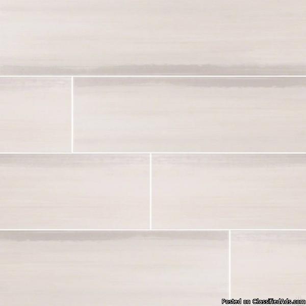 Watercolor Bianco 12x24 Matte Porcelain Tile