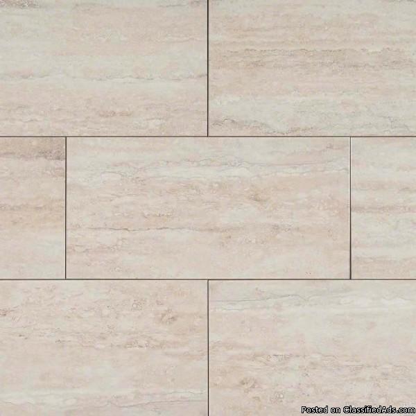 Veneto White 6X24 Matte Porcelain Tile