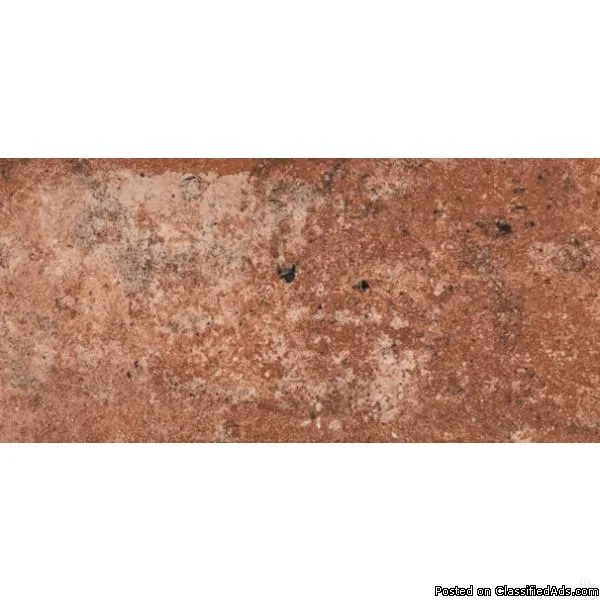 Capella Red 5X10 Brick Pattern Matte Porcelain Tile