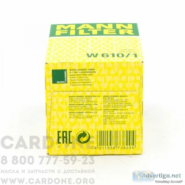 MANN FILTER W6101