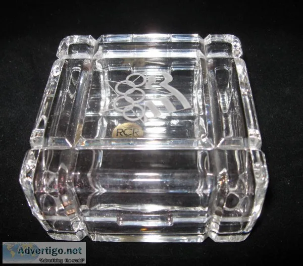 Rare Olympic Games RCR Royal Crystal Rock Italy Jewelry Trinket 