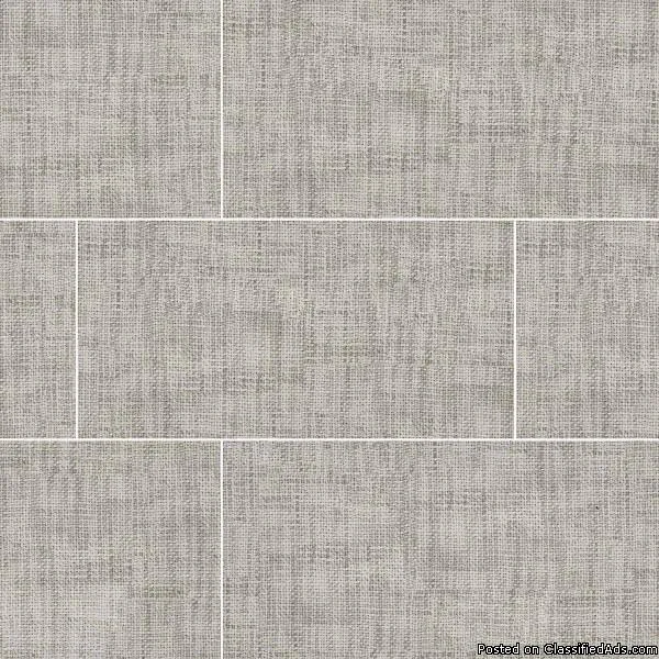 Tektile Crosshatch Gray 12X24 Matte Porcelain Tile