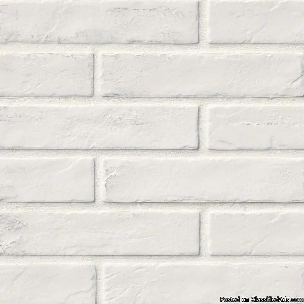 Capella White 2X10 Brick Pattern Matte Porcelain