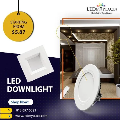 Brighten up Your Indoors With Easy Installable LED Downlights