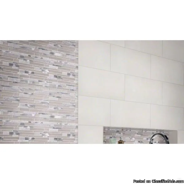Domino White 24X24 Matte Porcelain TIle