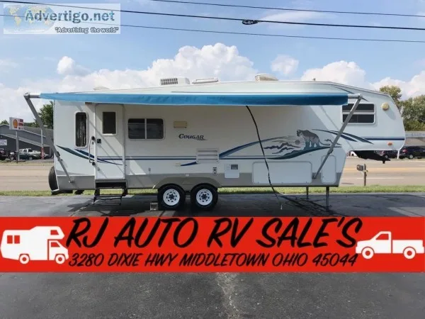 2004 KEYSTONE COUGAR 31FT 1 SUPER SLIDE VERY CLEAN LOADED SLEEPS