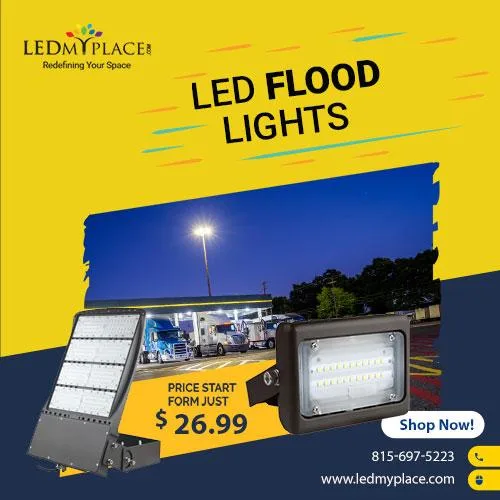 Illuminate Your Outdoor Area by Using LED Flood Light