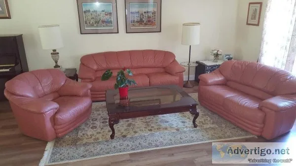 Italian leather sofa