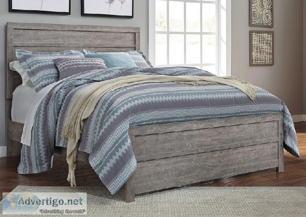 Culverbach Gray QueenFull Panel Bed