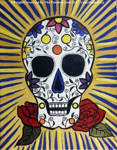 Sacramento Studio 112 Dia De Los Muertos Sugar Skull  SUPER SPEC