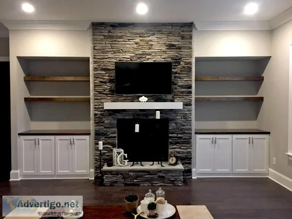 High Quality Custom Floating Shelves in the Triangle