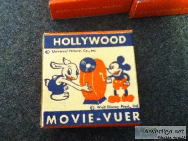isney Vintage Toy Hollywood- Vuer 12 MINI FILMS