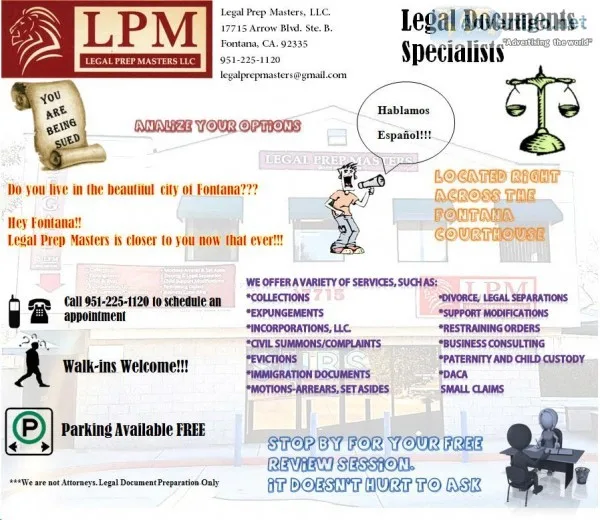 Legal Services in Fontana