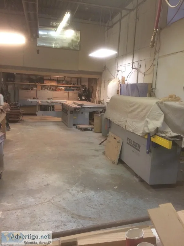 Shared shop for rent ideal for a cabinet mak