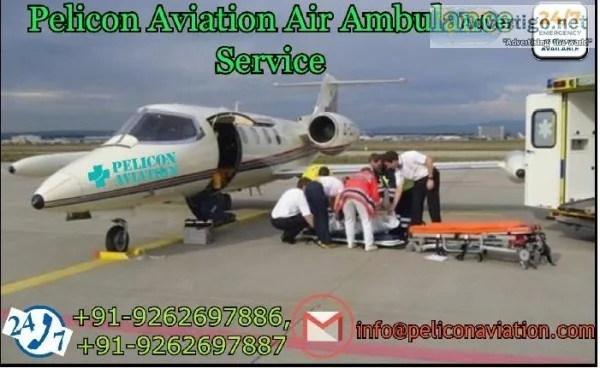 Affordable Price  Air Ambulance in Visakhapatnam By Pelicon Avia
