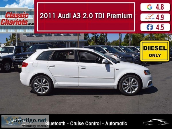Used 2011 AUDI A3 2.0 TDI PREMIUM for Sale in San Diego - 20543