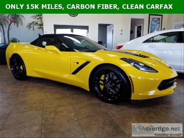 2015 Chevrolet Corvette Z51 Convertible (Yellow)