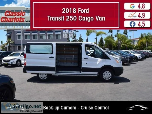 Used 2018 Ford Transit 250 Cargo Van for Sale in San Diego - 201