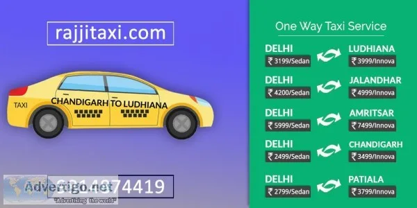 Delhi To Jalandhar One Way Taxi