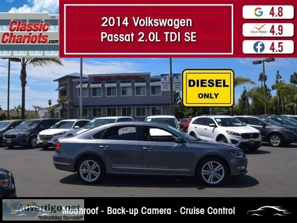 Used 2014 Volkswagen Passat 2.0L TDI SE for Sale in San Diego - 