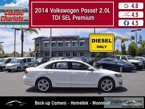 Used 2014 Volkswagen Passat 2.0L TDI SEL Premium for Sale in San