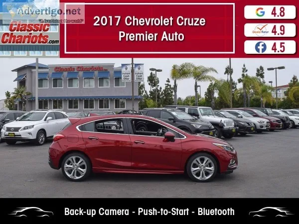 Used 2017 Chevrolet Cruze Premier for Sale in San Diego - 19948