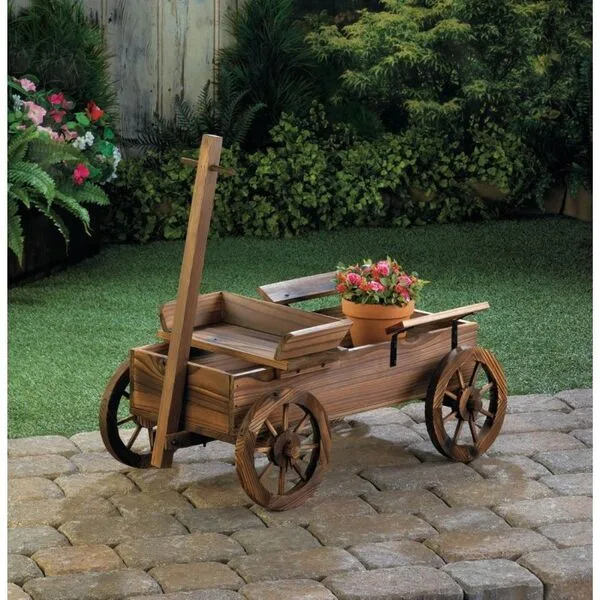 Old World Planter Wagon