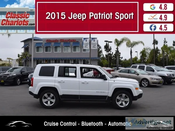 Used 2015 Jeep Patriot Sport for Sale in San Diego - 19532a