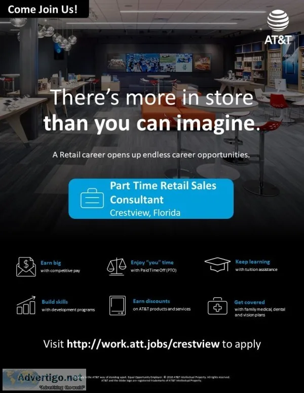 Part Time Retail Sales Consultant - Crestview FL
