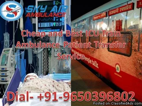 Get Sky Train Ambulance Service in Kolkata for Reliable Services