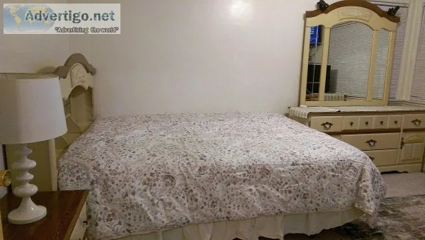 Furnished Bedroom w Private Bathroom