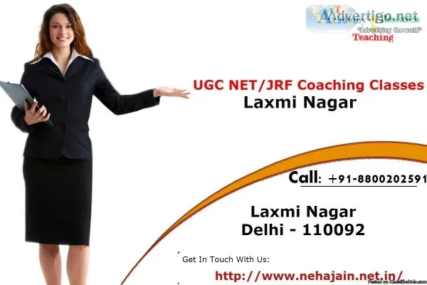 Best Classes for NET JRF in Laxmi Nagar
