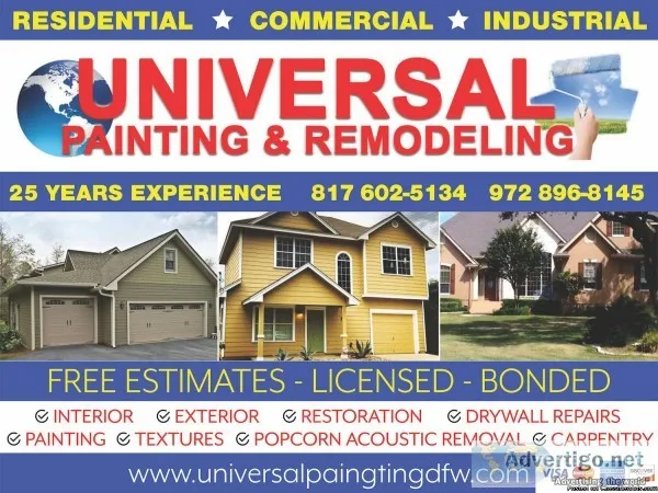 Universal Painting 25 Years of Experience