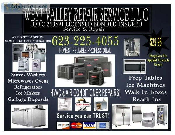 Deli case Reach in cooler Repair Service Walk in box Ice machine