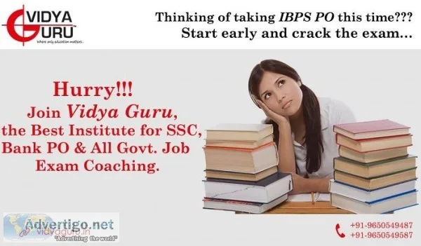 Crack IBPS PO Exam from Vidya Guru