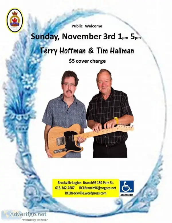 Terry Hoffman and Tim Hallman Sunday November 3rd