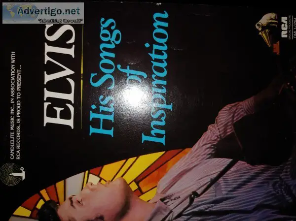 Lots of Elvis Presley records.