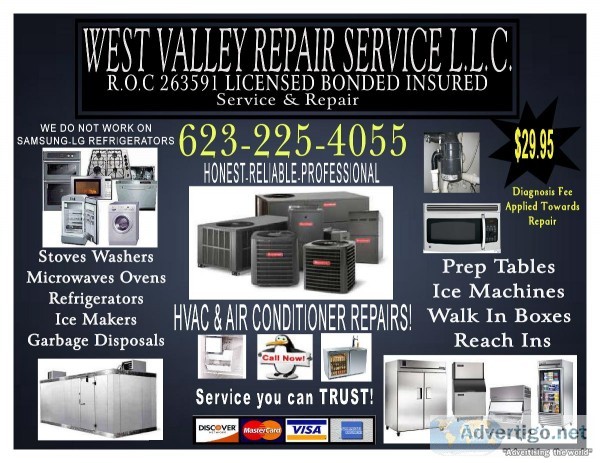 JennAir Refrigerator Freezer Repair Service