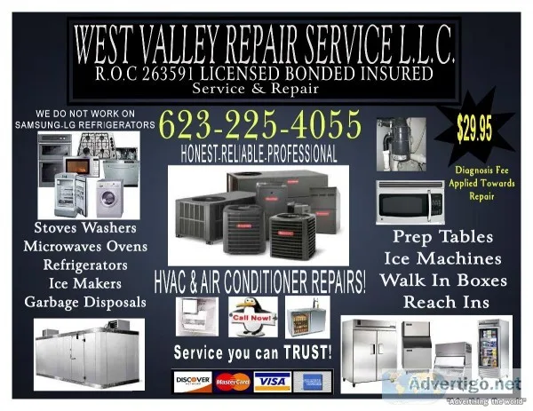 JennAir Refrigerator Freezer Repair Service