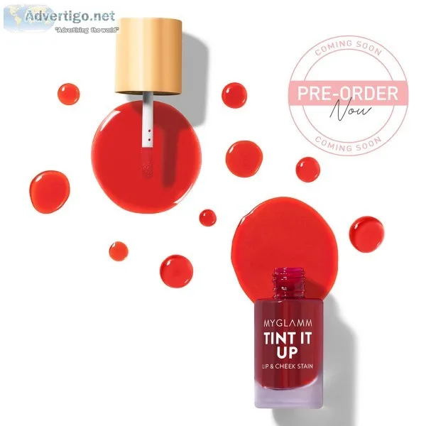Lip and Cheek Stain Online in Red Shade