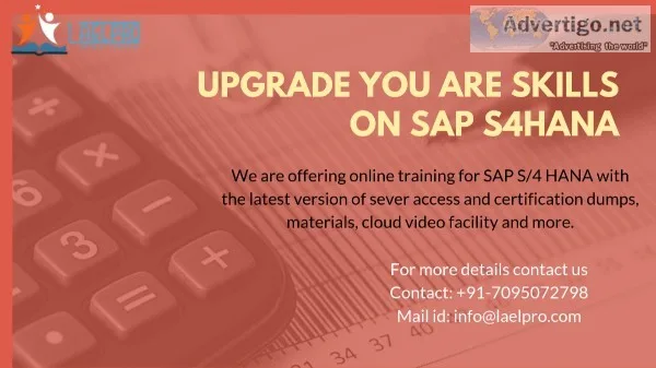 SAP S4Hana  online training