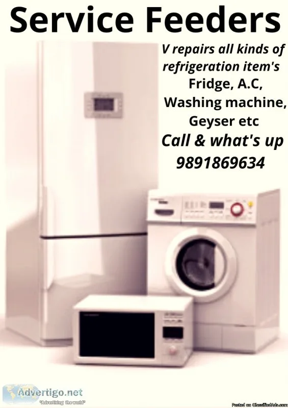 V repairs all kinds of refrigeration and home appliances item s 