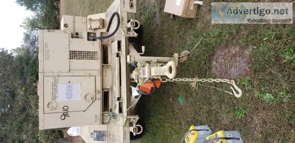 Two 10KW Diesel Mlitary generators very low hours