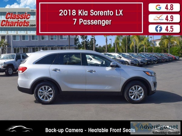 Used 2018 KIA SORENTO LX 7 PASSENGER for Sale in San Diego - 206