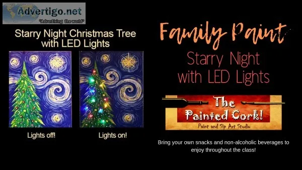 Folsom Family Room 1129 Starry Christmas Tree with LED Lights