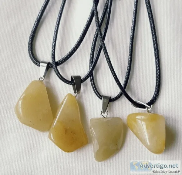 Yellow Jade Necklace