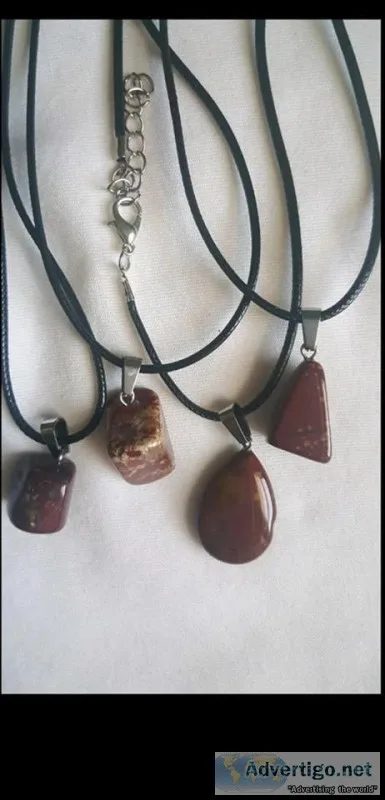Axinite Necklace