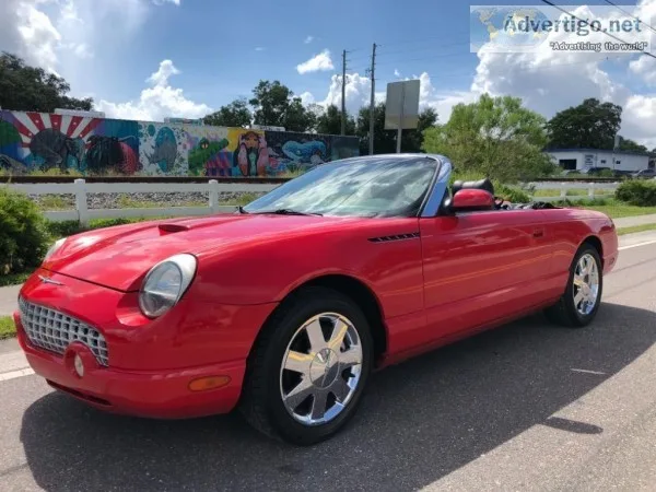 2002 Ford Thunderbird  Convertible  Low Miles 