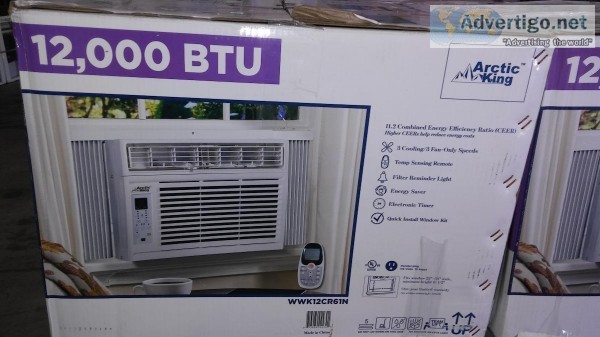 Arctic King 12000 BTU Window AC 110 Volts  Warranty  Remote Cont